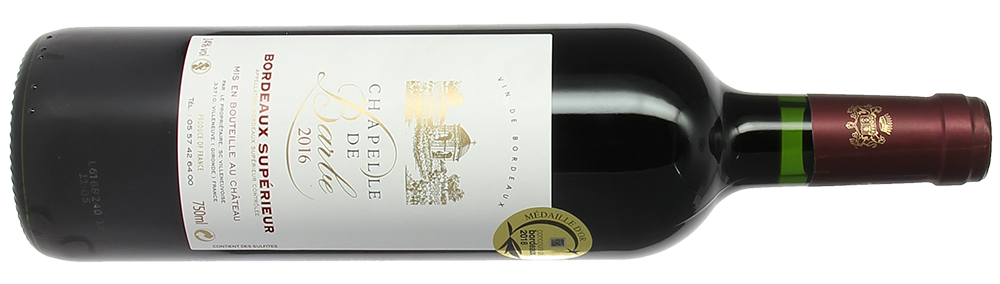 Bordeaux AOC Chapelle de Barbe